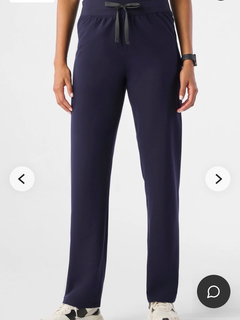 Women's Navy Figs Livingston Scrub Pants
